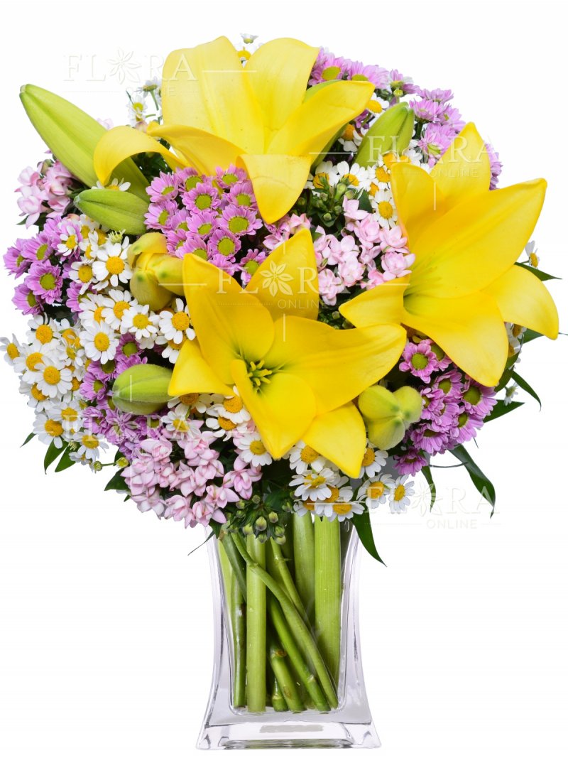 lilie + santiny : květiny online