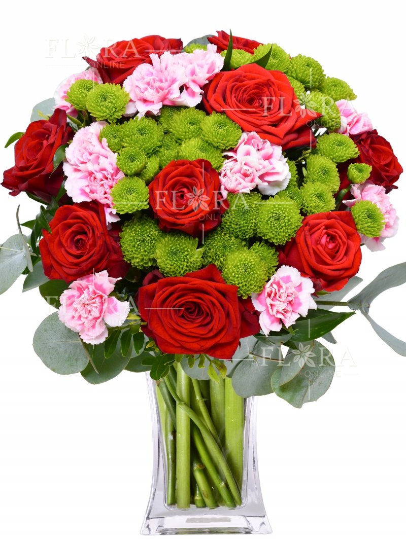 Růže + Santiny : květiny online