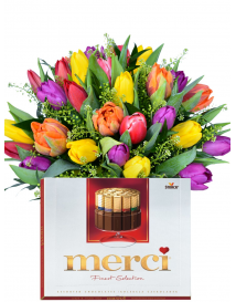 TULIPANY + MERCI 250g.