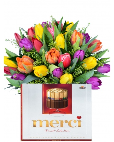 TULIPANY + MERCI 250g.