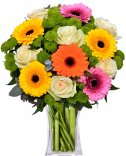 Beautiful colorful bouquet - flower delivery