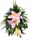 Funeral bouquet for delivery - pink lily