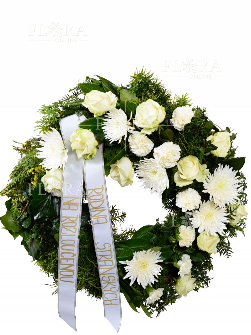 Funeral wreath - delivery of flowers throughout the Czech Republic