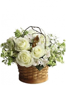 KVETINOVÝ KÔŠ BIELY