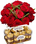 Flower delivery - Gift set of roses